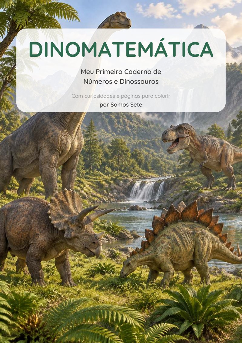 Capa do livro Dinomatemática