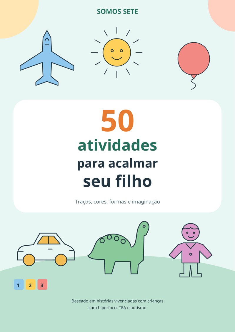 Capa do livro 50 atividades para acalmar seu filho