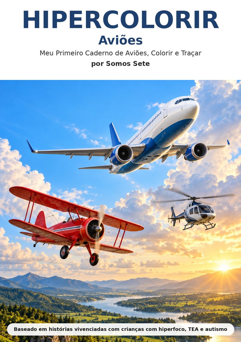 Capa do livro Hipercolorir Aviões